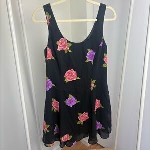 Vintage Floral Mini Dress